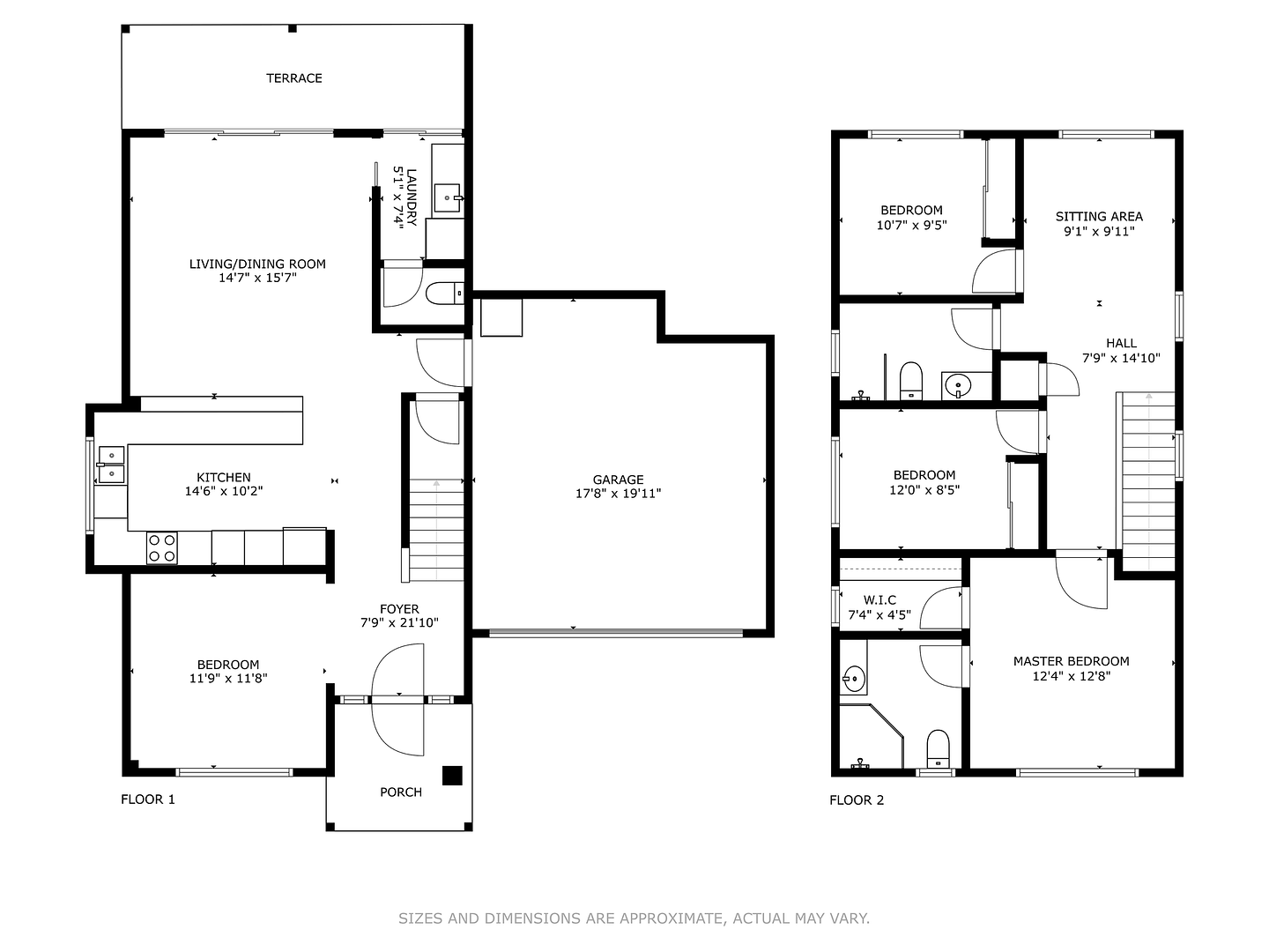 Floor Plan Example 2D created by Giraffe 360