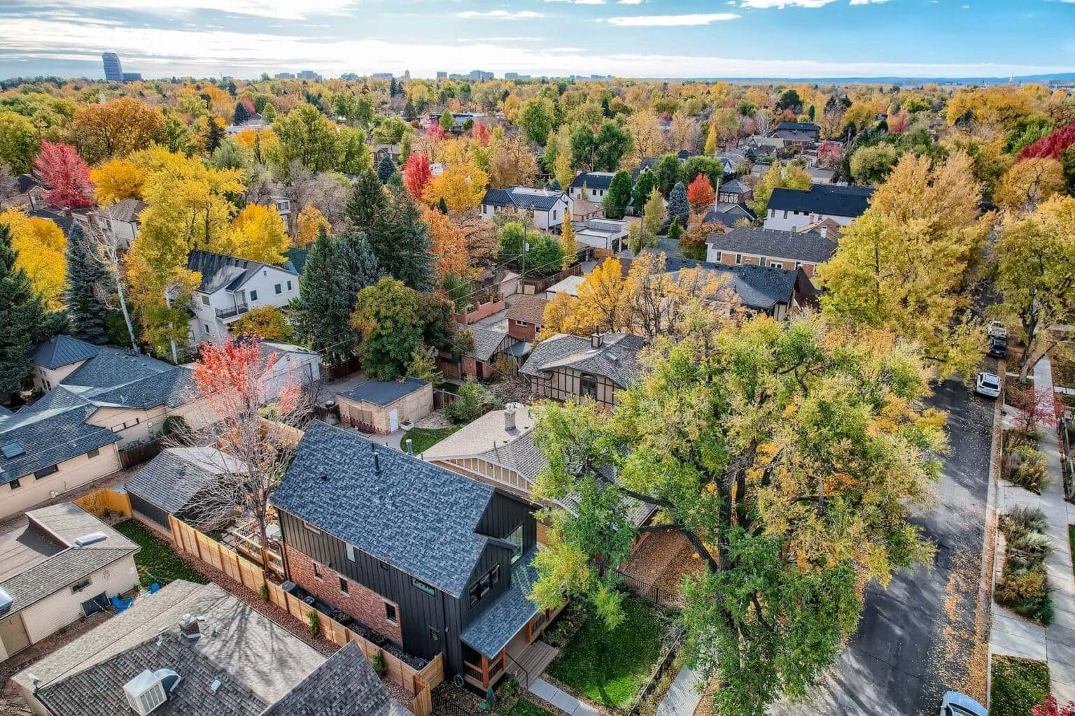 house aerial photography