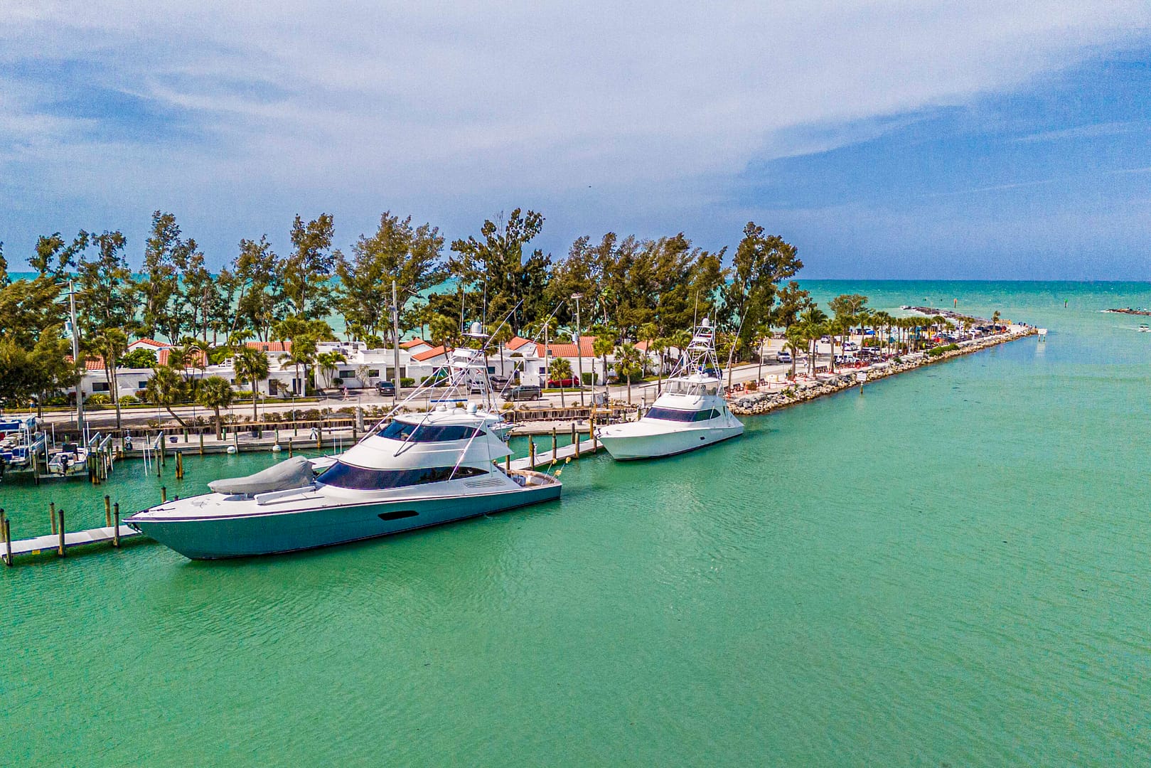Aerial of the Venice Jetty showing Aerial Photography in the Current Real Estate Market