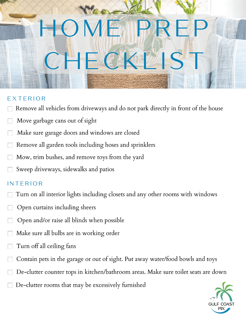 Home Prep checklist for Gulf Coast Pix Home Prep checklist for Gulf Coast Pix